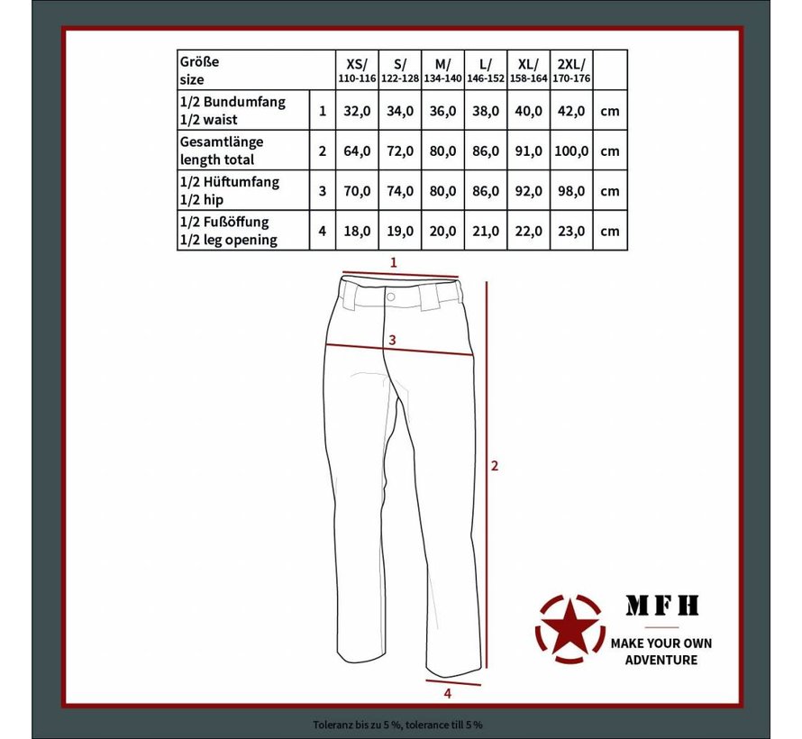 MFH - ONS BDU Kinder broek  -  Woodland camo