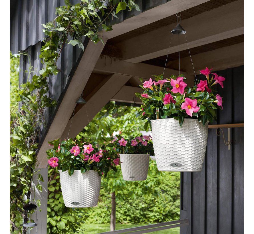 Lechuza - plantenbak NIDO COTTAGE wit ALL-IN-ONE set