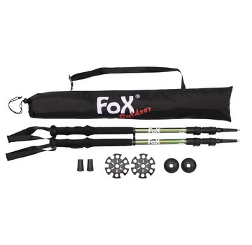 Fox Outdoor Fox Outdoor - Alu-Trekkingstöcke -  "Lusen" -  Schaumstoff-Griff