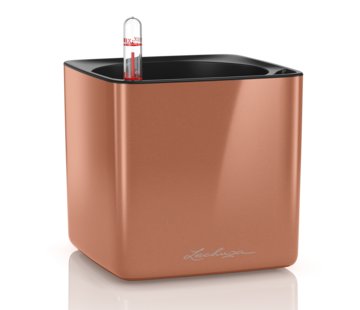 Lechuza Lechuza - CUBE GLOSSY 14 spicy copper highgloss ALL-IN-ONE - WINTEREDITION -