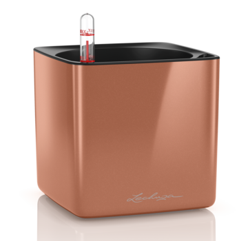 Lechuza Lechuza - CUBE GLOSSY 14 spicy copper hoogglans ALL-IN-ONE - WINTEREDITION -