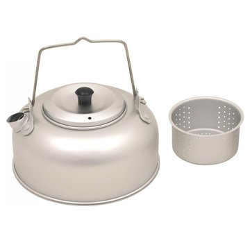 Fox Outdoor Fox Outdoor -Lichtgewicht outdoor fluitketel met theezeef aluminium 0.95 liter