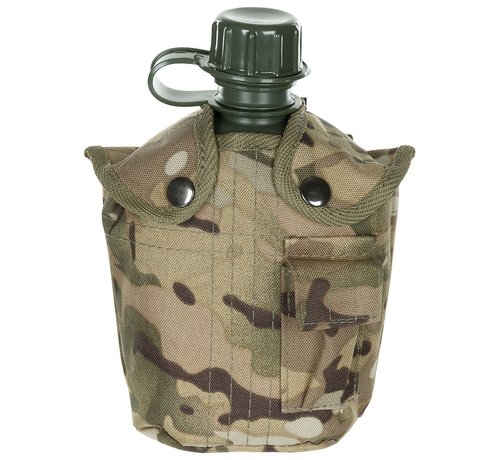 MFH MFH - Gourde plastique US -  1 l -  avec housse -  operation camo