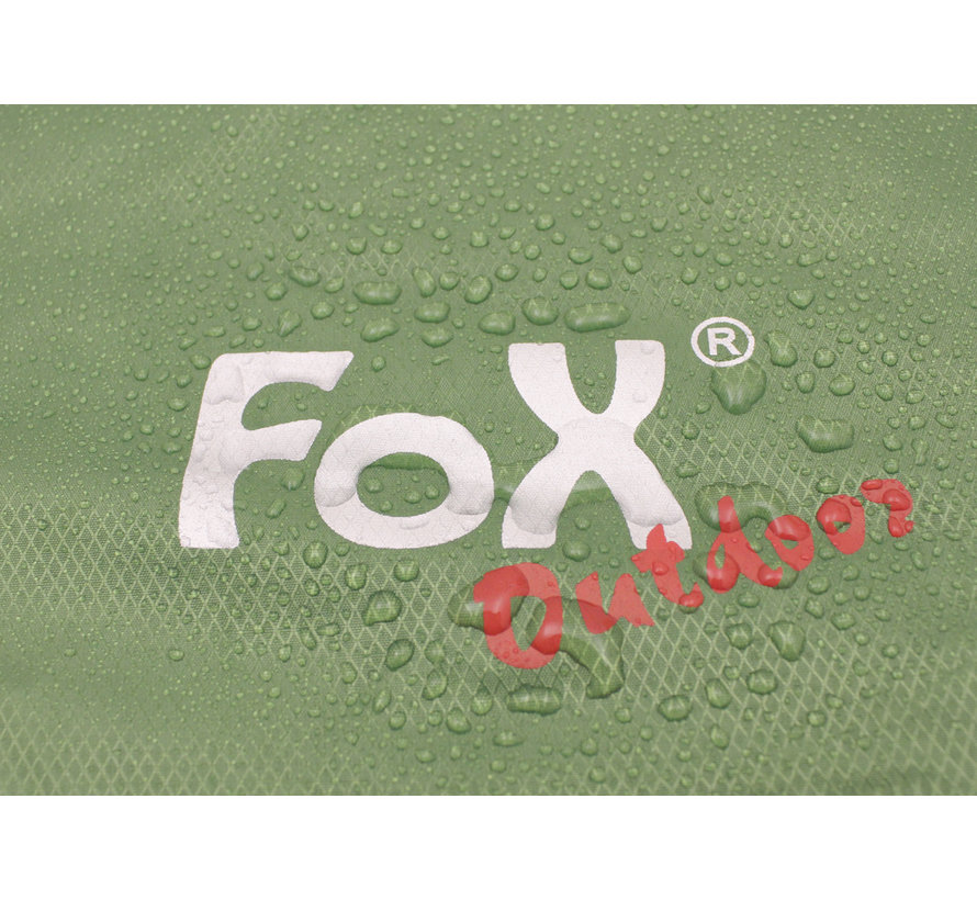 Fox Outdoor - Slaapzak cover  -  "Light"  -  Waterdicht  -  Legergroen-zwart