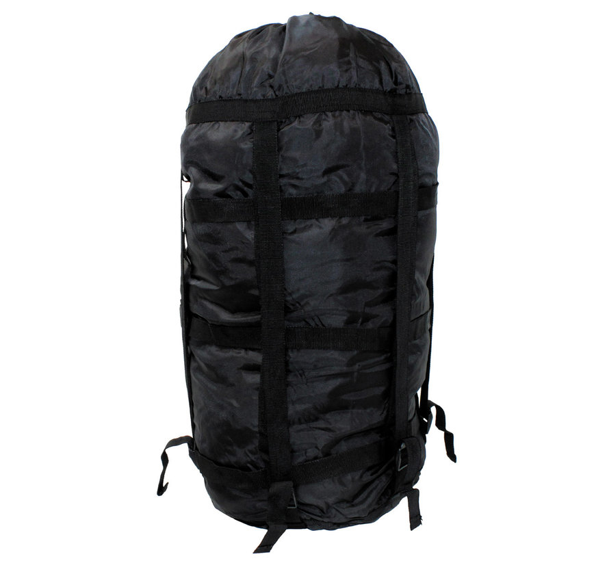 MFH - sac compressif pour sac de couchage -  noir -  americain