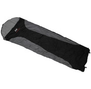 Fox Outdoor Fox Outdoor- Schwarz-grauer ultraleichter Schlafsack. Ideal bei warmem Wetter.