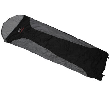 Fox Outdoor Fox Outdoor- Schwarz-grauer ultraleichter Schlafsack. Ideal bei warmem Wetter.