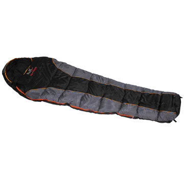 Fox Outdoor Fox Outdoor - Mummie slaapzak  -  "Advance"  -  zwart-grijs