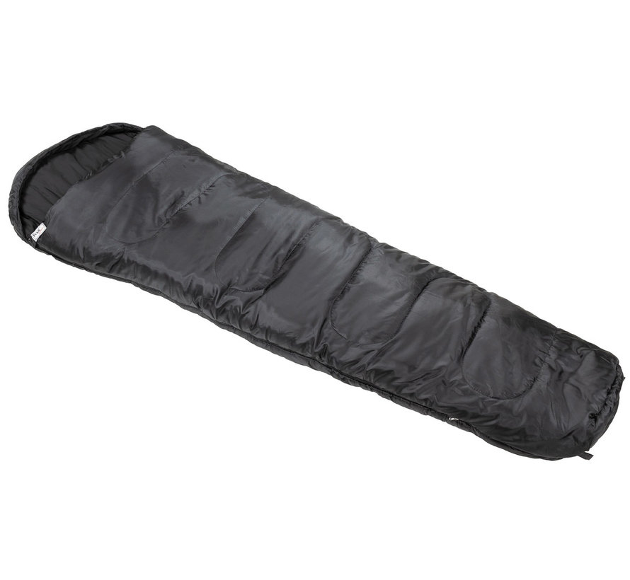 Fox Outdoor - Mumienschlafsack -  schwarz -  2-lagige Füllung