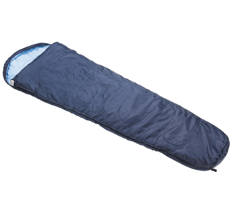 Fox Outdoor - Mumienschlafsack -  blau -  2-lagige Füllung