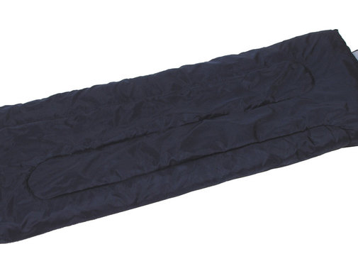 MFH Sac de couchage bleu pour pilotes israéliens à 2 couches avec fermeture à pression et poignée de transport