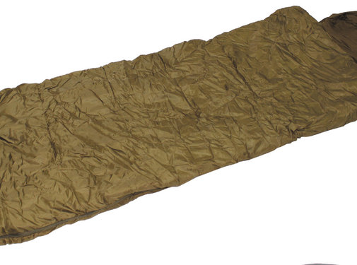 MFH Sac de couchage des pilotes israéliens avec camouflage bronzé Coyote avec fermeture à pression et poignée de transport