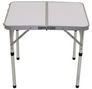 Fox Outdoor Table de camping extérieure pliable en aluminium avec poignée de transport.