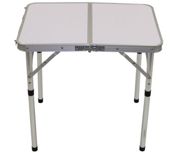 Fox Outdoor Table de camping extérieure pliable en aluminium avec poignée de transport.