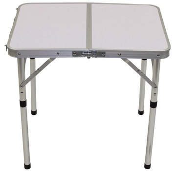 Fox Outdoor Table de camping extérieure pliable en aluminium avec poignée de transport.