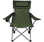 Fox Outdoor - Chaise pliante -  Deluxe -  vert -  dossier et accoudoir