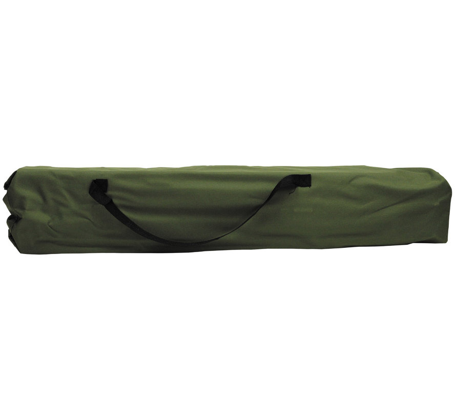 MFH - lit de camp portefeuille -  alu -  vert -  190 x 66 x 42 cm