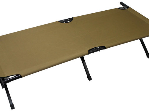 MFH MFH - lit de camp portefeuille - alu - coyote - 190x66x42 cm - am.