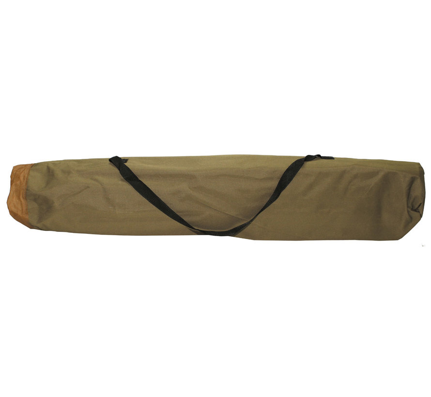 MFH - lit de camp portefeuille -  alu -  coyote -  190x66x42 cm -  am.