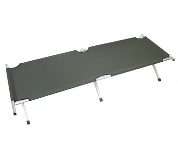 MFH MFH - lit de camp portefeuille -  alu -  vert -  200x65x40 cm