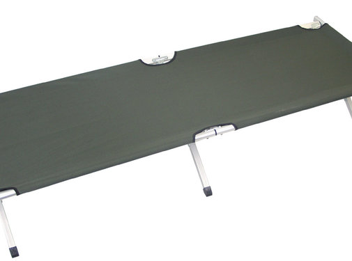 MFH MFH - lit de camp portefeuille -  alu -  vert -  200x65x40 cm