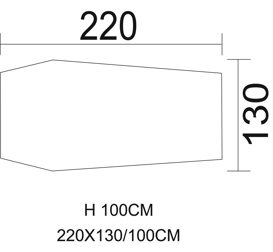 MFH - Tente tunnel -  "Hochstein" -  kaki -  220x130x100 cm