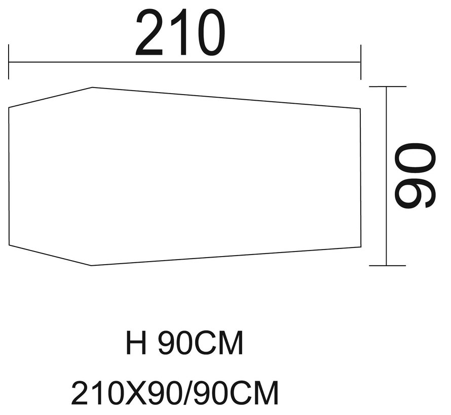 MFH - Tente tunnel -  "Schwarzenberg" -  kaki -  210x90x90 cm