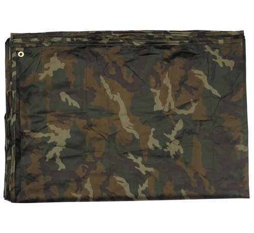 MFH MFH - Dekzeil  -  "Tarp"  -  Woodland camo  -  ca. 200 x 300 cm