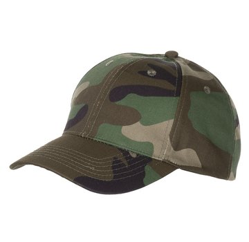 MFH US Army cap met klep woodland in grootte verstelbaar