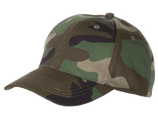 MFH US Army cap met klep woodland in grootte verstelbaar