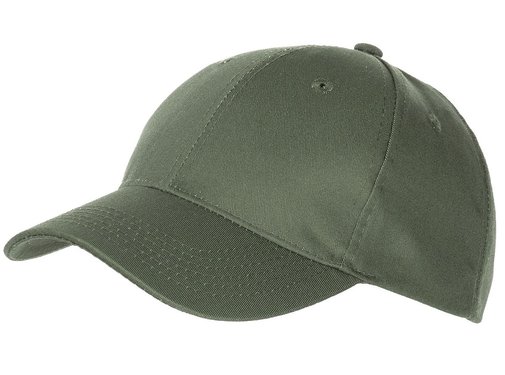 MFH US Army cap met klep olijf/legergroen in grootte verstelbaar