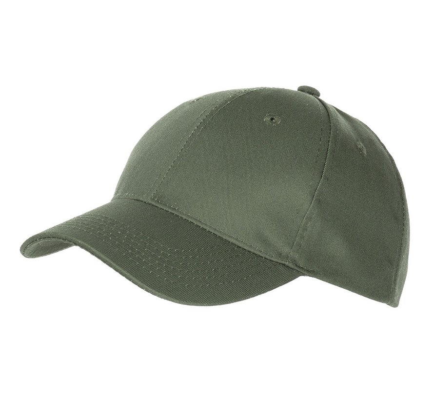 US Army cap met klep olijf/legergroen in grootte verstelbaar