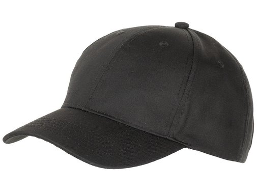 MFH US Army cap met klep zwart in grootte verstelbaar