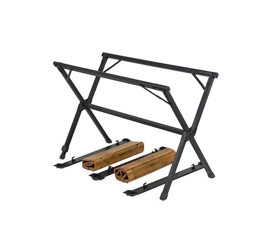 Bo-Camp - Urban Outdoor - Lamel/Roll Tisch - Maryland - 111x72x70 cm - Bambus