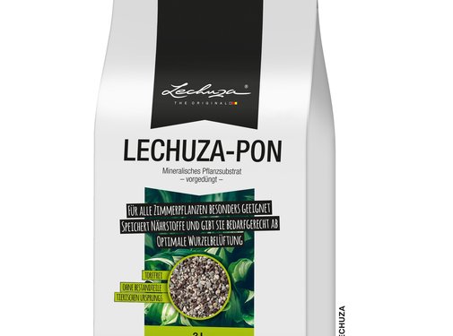 Lechuza LECHUZA-PON 3 liter - Le substrat d'origine minérale en alternative au terreau