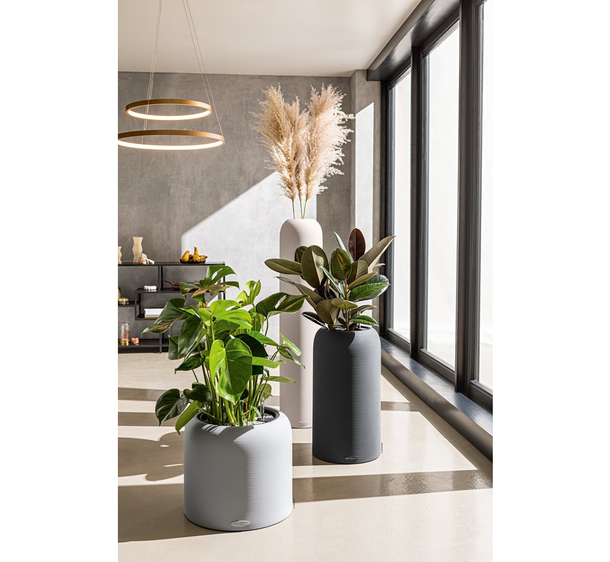 Lechuza - plantenbak HAVALO 30 basalt grey ALL-IN-ONE set