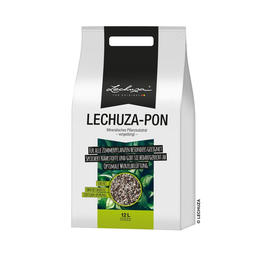 LECHUZA-PON 18 liter - Hoogwaardig, mineraal plantensubstraat