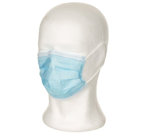 MFH Max Fuchs - Wegwerpmasker  -  3-laags  -  met elastische band