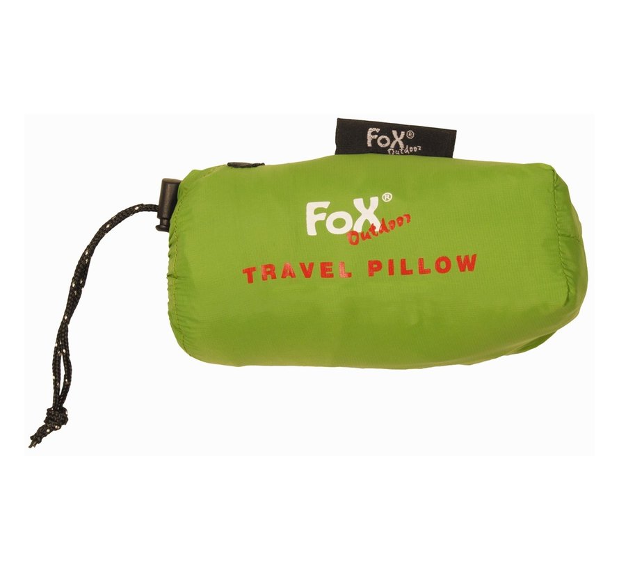 Fox Outdoor - oreiller de voyage -  gonflable -  vert -  40 x 30 cm