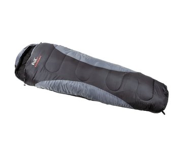 Fox Outdoor Fox Outdoor - Mumienschlafsack -  "Economic" -  schwarz-grau