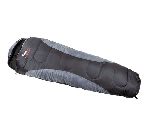 Fox Outdoor  Fox Outdoor - Mumienschlafsack -  "Economic" -  schwarz-grau