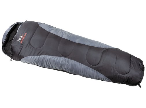 Fox Outdoor Fox Outdoor - Mummie slaapzak  -  "Economic"  -  Zwart/grijs