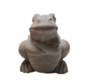 Arroganter Frosch - Gartenstatue - Stein - 18 cm hoch