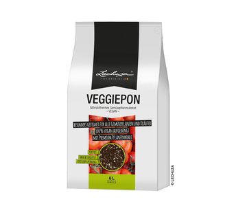 Lechuza Lechuza -  LECHUZA-VEGGIEPON 6 liter - plantaardig substraat voor groenten - 100% veganistisch en turfvrij