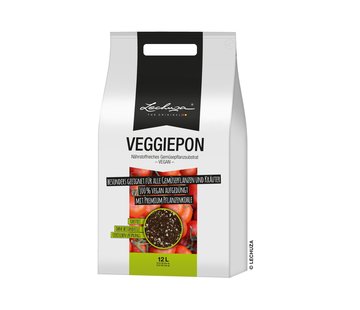 Lechuza LECHUZA VEGGIEPON 12 Liter - Gemüsesubstrat für Gemüse - 100% vegan und torffrei