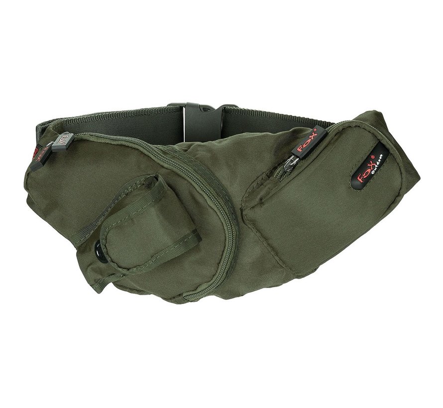 Fox Outdoor - Sac banane -  kaki -  avec poche pour tel. port.