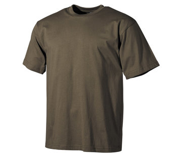MFH T-shirt américain camouflage vert armée en 100% coton
