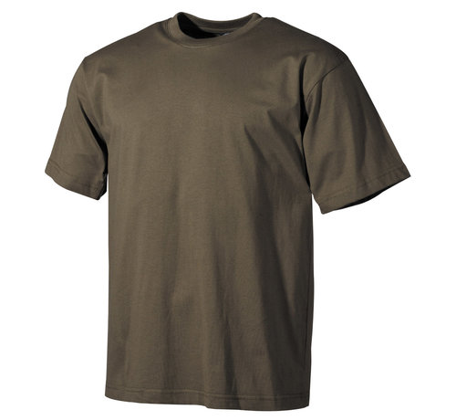 MFH T-shirt américain camouflage vert armée en 100% coton