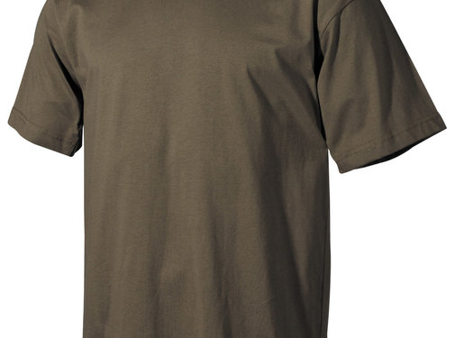 MFH T-shirt américain camouflage vert armée en 100% coton