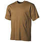 MFH - US T-Shirt -  manches courtes -  coyote -  170 g/m²